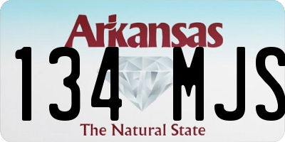 AR license plate 134MJS