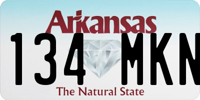 AR license plate 134MKN