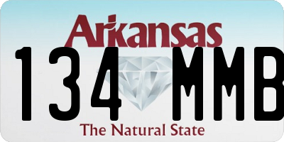 AR license plate 134MMB