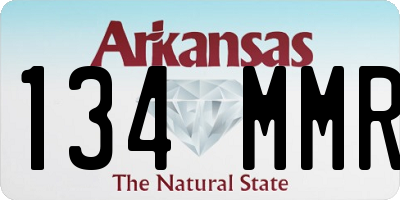 AR license plate 134MMR