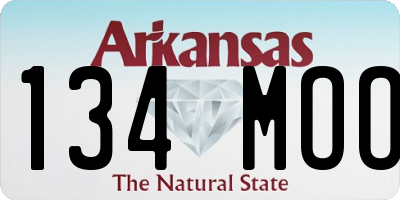 AR license plate 134MOO