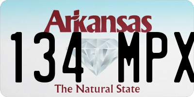 AR license plate 134MPX