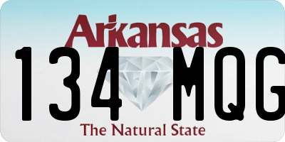 AR license plate 134MQG