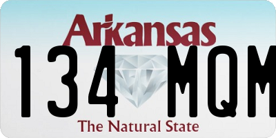 AR license plate 134MQM