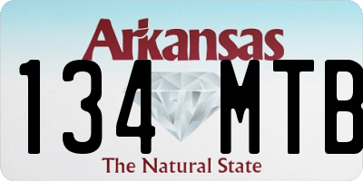 AR license plate 134MTB