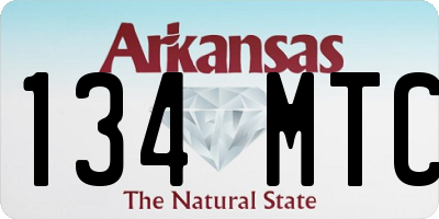 AR license plate 134MTC