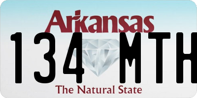 AR license plate 134MTH
