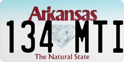 AR license plate 134MTI