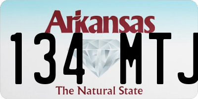 AR license plate 134MTJ