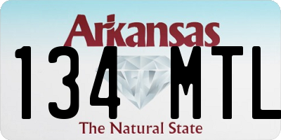 AR license plate 134MTL