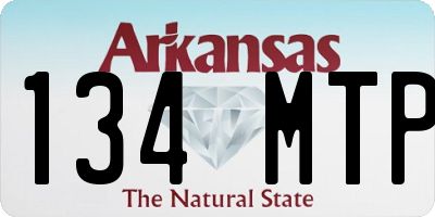 AR license plate 134MTP