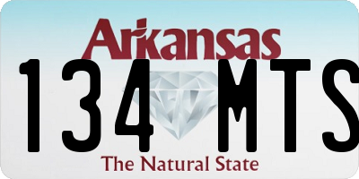 AR license plate 134MTS