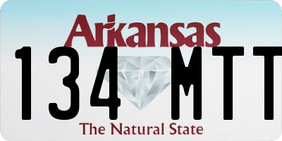 AR license plate 134MTT