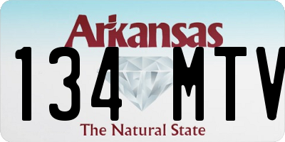 AR license plate 134MTV