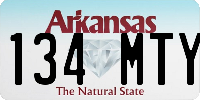 AR license plate 134MTY