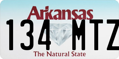 AR license plate 134MTZ