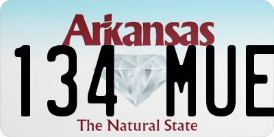 AR license plate 134MUE