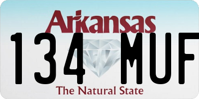AR license plate 134MUF