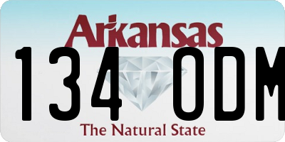 AR license plate 134ODM