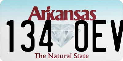 AR license plate 134OEV