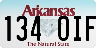 AR license plate 134OIF