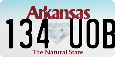 AR license plate 134UOB