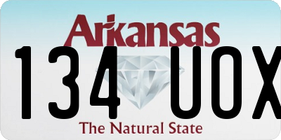 AR license plate 134UOX