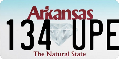 AR license plate 134UPE