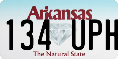 AR license plate 134UPH