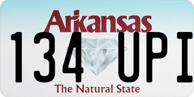 AR license plate 134UPI