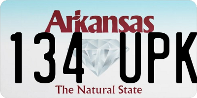 AR license plate 134UPK