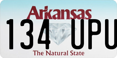 AR license plate 134UPU