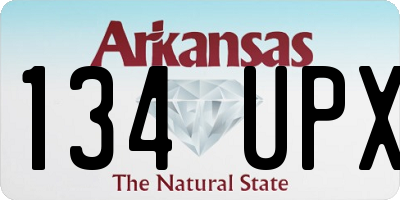 AR license plate 134UPX