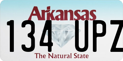 AR license plate 134UPZ