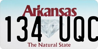 AR license plate 134UQC
