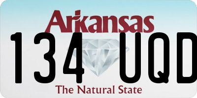 AR license plate 134UQD