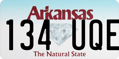 AR license plate 134UQE