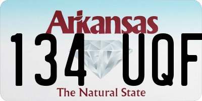 AR license plate 134UQF