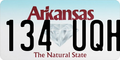 AR license plate 134UQH