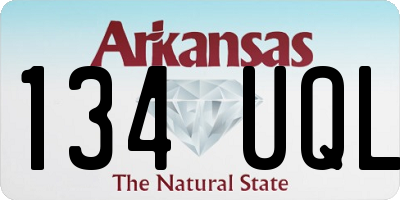 AR license plate 134UQL