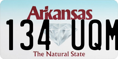 AR license plate 134UQM