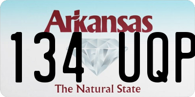 AR license plate 134UQP