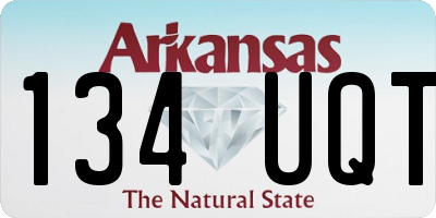 AR license plate 134UQT