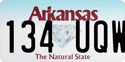 AR license plate 134UQW