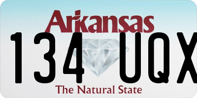 AR license plate 134UQX