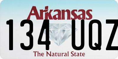 AR license plate 134UQZ
