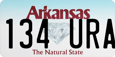 AR license plate 134URA