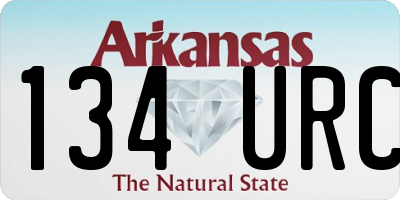 AR license plate 134URC