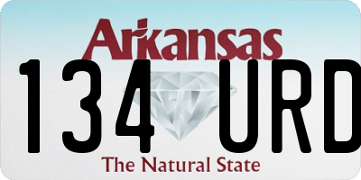 AR license plate 134URD