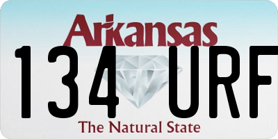 AR license plate 134URF